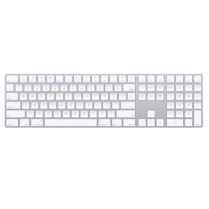 Apple bluetooth keyboard with numeric key pad